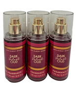 Bath &amp; Body Works LOT 3 Mini Travel Dark Velvet OUD Fragrance Mist Spray... - $368.42 MXN