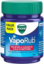 Vicks Vaporub Relieves 6 Cold Symptoms 50ml / 1.69 oz (Pack of 1) - £4.06 GBP