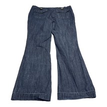 Dear ab Jeans Women 18 Blue Denim 100% Cotton Slash Pockets Mid-Rise Boo... - $20.31