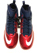 Nike Superbad Lunarlon Pro Cleats 544762-413 Navy Red Men's Sz 12.5 M Retail $$ - $56.99