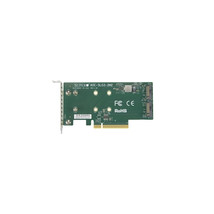 Supermicro Accessory PCIe Add-On Card for up to Two NVMe SSDs Brown Box - $2,025.90 MXN
