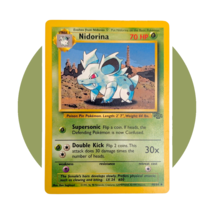 Jungle Pokemon Vintage Card (B02): Nidorina 40/64 - $4.90