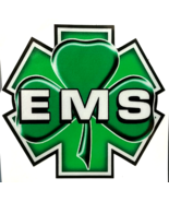 IRISH EMS Star of Life Highly  Reflective 4&quot; x 4&quot; IRISH SHAMROCK DECAL - $130.48 MXN