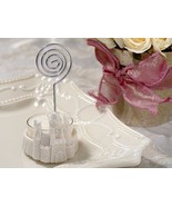 Place Card Holder / Candle Holder w/ T-Light Castle White Color - $3.99