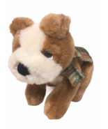 Russ Puppy Dog Plush Tan Brown White Retriever Bean Bag Stuffed Animal S... - $25.99 CAD