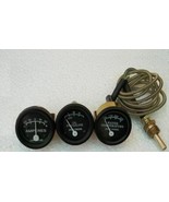 Tractor Oil Pressure, Ammeter, Temperature Replacement Gauge Set for Joh... - $44.56