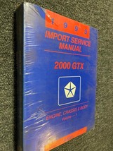 1993 Chrysler 2000 GTX Service Shop Repair Workshop Manual Set CDN New - $79.95