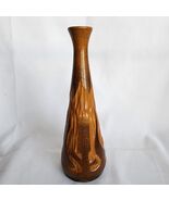 Vintage Southwestern Wooden Hand Carved Vase 7" Art - $8.51