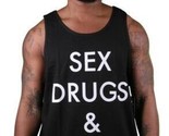 Diamond Supply Co Drogas Sexo Y Rap Negro O Amarillo Tanque Top Muscle C... - $20.73