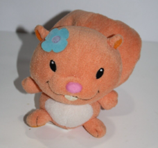 Leap Frog Baby Sami Squirrel 5&quot; Plush Soft Toy Stuffed Animal Lovey Sewn Eyes - £15.28 GBP