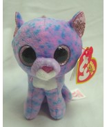 TY 2023 Beanie Boos CASSIDY THE PINK &amp; BLUE CAT 3&quot; Plush Stuffed Animal ... - $273.39 MXN