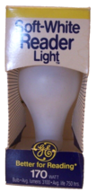 Vintage Soft White Reader Light 170 WATT Better For Reading New in box - $14.82