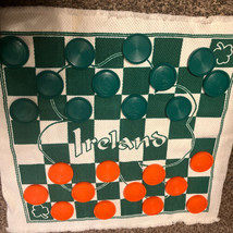 &quot;Jumbo Checker Rug Game&quot;  28&quot; x 28&quot; Mat with  3&quot; Checkers Ireland Irish - £10.27 GBP