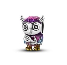2024 New S925 Charm Colorfull Owl Fit Bracelet and Necklace - £8.63 GBP