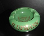 H Upmann Ceramic Green Ashtray 8.5&quot; with 4 slots NIB - $145.00