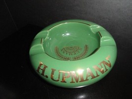 H Upmann Ceramic Green Ashtray 8.5&quot; with 4 slots NIB - £113.76 GBP
