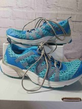 Ryka Blue Mesh Lace Up Hydro Sport Water Sneakers Womens Athletic Shoes US 8.5M - £30.05 GBP