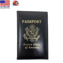 1 Pc Leather USA Passport Cover, ID Holder, Wallet Travel Case Handmade ... - £6.30 GBP