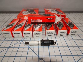 Autolite 666 Spark Plug Copper Set of 8 Plugs - £15.20 GBP