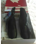 Toe Warmers Margaret Women&#39;s Boots Black Waterproof Leather Size 6.5 - £124.87 GBP