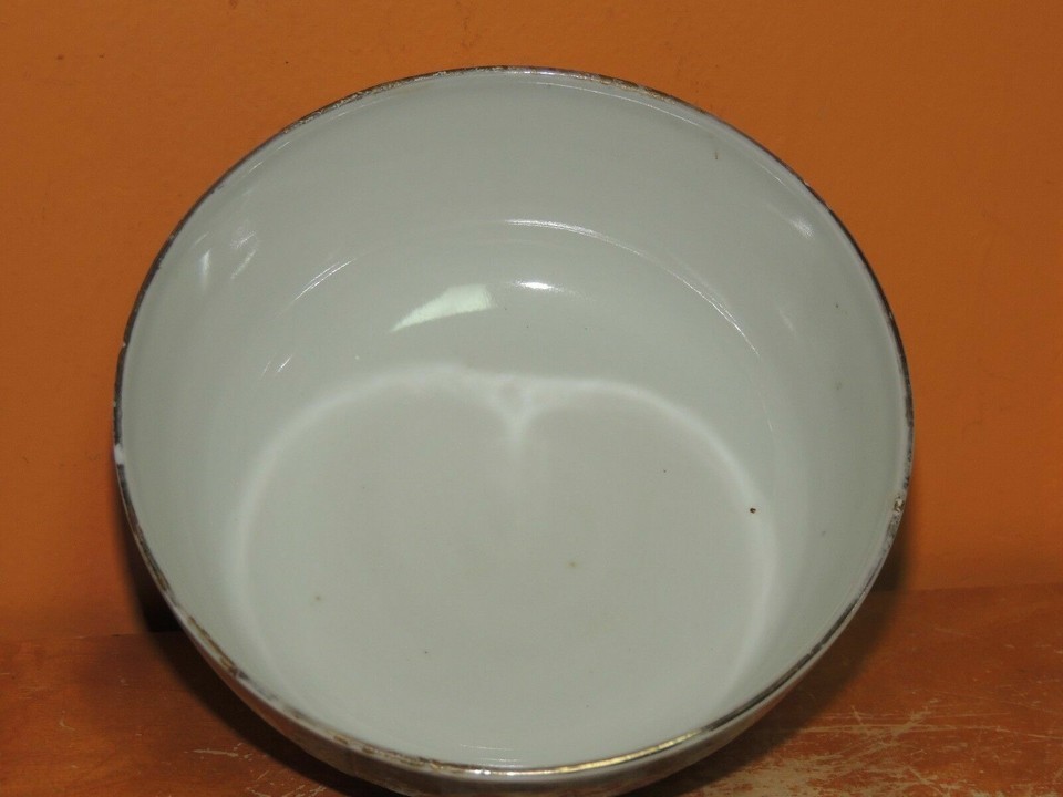 Japanese Arita 5" Bowl with Lid Red Blue Green Meiji 19th Imari RED Hizen mark Item image 7