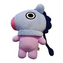 Bt21 Line Friends 10&quot; Mang Plush BTS Kpop Kawaii J-Hope Horse Mask Heart Mouth - $23.33