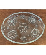 MIKASA Crystal Candy Dish Holiday Lights 9.5”X7” Christmas Dish Snowflak... - $224.96 MXN