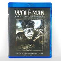 The Wolf Man: Complete 7 Film Legacy Coll (4-Disc Blu-ray, 1935-1948) Like New ! - $23.25