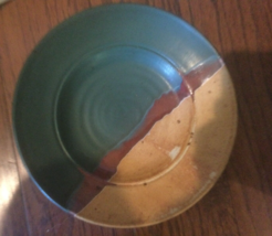 Pottery Plate Signed Praise God Rob (Rob Grimes) - $24.00