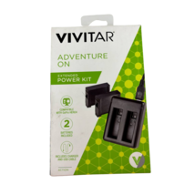 Vivitar Dual Li-ion Recharge Battery and Charger for GoPro AHDBT-401 AHBBP-401 - £10.72 GBP