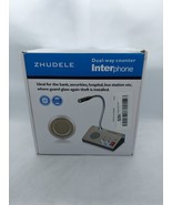 ZHUDELE DUAL-WAY COUNTER INTERPHONE INTERCOMM ZDL-9908 DC12V  - $468.93 MXN