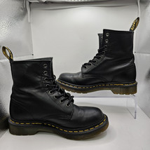 Dr. Martens AirWair 11821 8-Eye Combat Boots Black Womens Size 6 - $56.09
