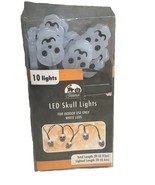 LANTERN SHAPED Skulls LED STRING LIGHT SET Of 10 Lights 3ft - $9.78