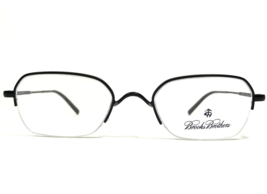 Brooks Brothers Eyeglasses Frames BB1013 1004 Black Rectangular 48-20-140 - $111.83
