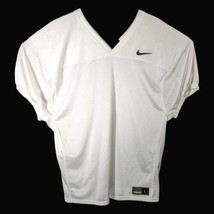 MENS WHITE Football PRACTICE JERSEY SIZE Large (Without Numbers) Nike - £27.53 GBP