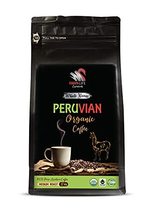 Peruvian Coffee Beans Organic - Organic Peruvian Whole B EAN S Coffee, Medium Roas - £9.32 GBP