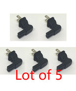 5X 2 Prong Right Angle AC power Plug adapter IEC C7 receptacle to NEMA 1... - $301.04 MXN