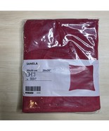 Ikea SANELA Pillow Cushion Cover Red Velvet 20 x 20 &quot; 004.473.07 New - $368.86 MXN