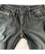 True Religion Men&#39;s Straight Jeans Black Size 36 Triple Stitching - $998.83 MXN