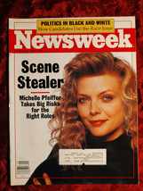 Newsweek November 6 1989 11/6/89 Nov 89 Michelle Pfeiffer A. Bartlett Giamatti - £5.06 GBP