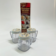 3 Vintage OSTER Mini Blend Blender + Containers NOS BOX Osterizer Liquef... - $19.19