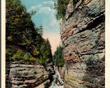 View From Column Rocks Ausable Chasm New York NY UNP Unused WB Postcard L6 - £2.29 GBP