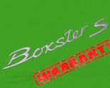 porsche BOXSTER S rear trunk lid emblem logo symbol badge letter oem - $67.87