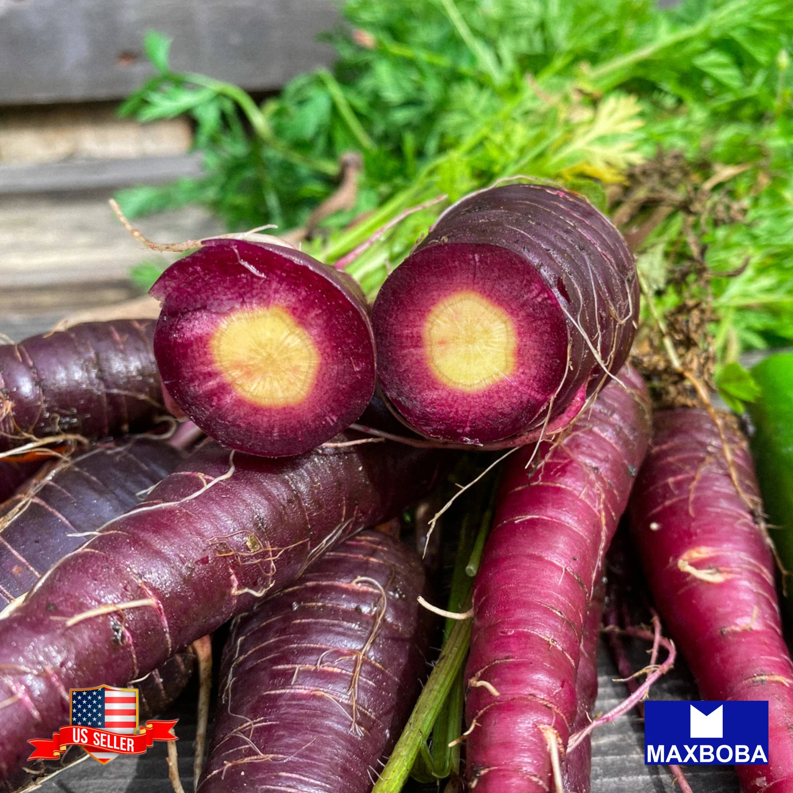 100 Cosmic Purple Carrot Seeds Organic Non-GMO Heirloom BTGO 75% OFF - $8.67
