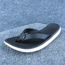 Nike Women Flip Flop Sandal Shoes Black Synthetic Size 10 Medium - $24.75