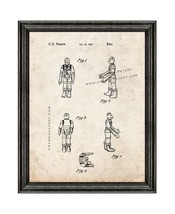 Star Wars Bossk Patent Print Old Look with Black Wood Frame - £19.61 GBP+