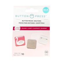 Button Press Refill, Square (31Mm) Fastners Buttons Backpacks Purses Art... - $16.99