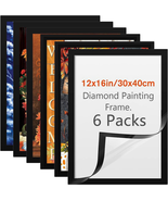JLHATLSQ 6 Pack Diamond Painting Frames, Diamond Art Frames for 30X40Cm/... - £22.22 GBP