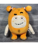 The Oddbods Show Slick 10&quot; Plush Orange Animated Cartoon Button Stitches... - £7.66 GBP