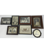 Lot of 7  1800’s Antique Framed Photo Portraits Photographs with Descrip... - $67.82 CAD